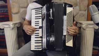 3752  Black Frontalini Piano Accordion LMH 41 120 799 [upl. by Eikcid421]