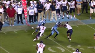 UNC Football Hollins TD from Williams vs Liberty [upl. by Lanie233]