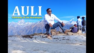 Auli Uttarakhand  আউলি টুর প্ল্যান । Auli in Winter । Gateway of the Himalayas। [upl. by Traci]