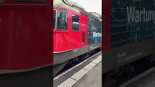 Re 420 Durchfahrt in Thalwil also Lokzug bahn railway trainspotting train swissrail [upl. by Valera]