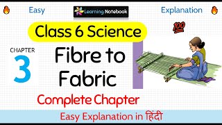 Fiber to Fabric Class 6 Science [upl. by Oker544]