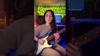 John Mayer Belief guitar solo cover  Federica Golisano [upl. by Eineg]