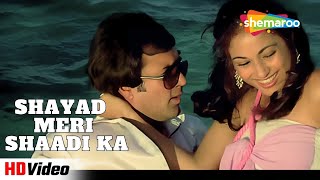 Shayad Meri Shaadi Ka Khayal HD Video Song  Souten  Rajesh Khanna Tina Munim  Lata Mangeshkar [upl. by Oneladgam]