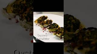 Oysters Rockefeller baked oysters topped with savory spinach herbs amp breadcrumbs [upl. by Aietal307]