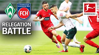 SV Werder Bremen vs 1 FC Heidenheim 1846  Bundesliga Relegation Battle [upl. by Fang]