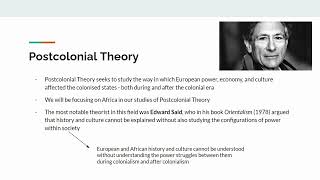 51 Postcolonial Theory  Introduction to Postcolonial Theory [upl. by Debbra]