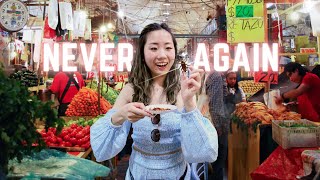 Insect Eating In Mexico City Mercado de San Juan [upl. by Marlie]