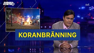 Koranbränning och Salwan Momika [upl. by Ahsemal]