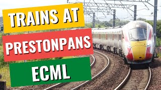 Trains at Prestonpans Station ECML [upl. by Grace]