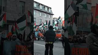 ProPalestine advocates demonstrate in Ottawa in solidarity with Gaza [upl. by Timothee]