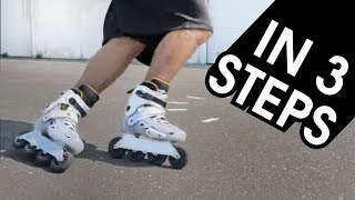 HOW TO DO CROSSOVERS ON INLINE SKATES [upl. by Chelsey]