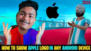 How to show apple  logo in Free Fire  New Trick 2024  100 Working Trick gaminganup [upl. by Amadeo]