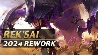 REKSAI 2024 REWORK Gameplay  League of Legends [upl. by Notlehs454]