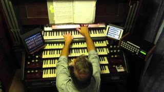 Arioso JS Bach  6 manual organ [upl. by Eenimod]