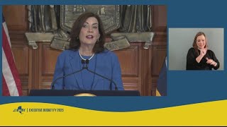 Gov Hochul makes state budget announcement [upl. by Lenna]