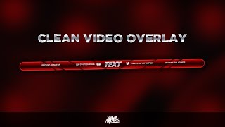 FREE GFX Free Photoshop Video Overlay Template Twitch Gaming Streaming Overlay Design 2019 [upl. by Chon474]