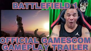 Battlefield 1 Official Gamescom Gameplay Trailer REACTION [upl. by Prem]