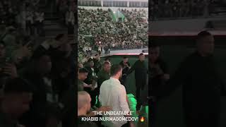 KHABIB DITERIAKI SAAT NAIK PANGGUNG🔥 ufc makhachev khabib mma islammakhachev khabibindonesia [upl. by Burlie]