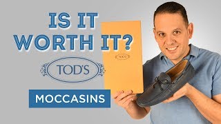 Tods Mocs  Is It Worth It  Luxury Driving Moccasin Shoe Review [upl. by Arreis]