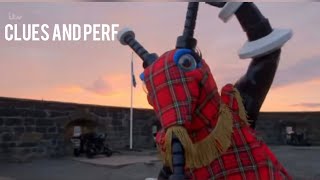 Bagpipes Clue Package and Performance  The Masked Singer UK Season 3 [upl. by Asillem]