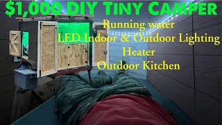 My Harbor Freight Trailer DIY Micro Camper [upl. by Arayt901]