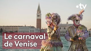 Le carnaval de Venise depuis la place SaintMarc [upl. by Isolt990]