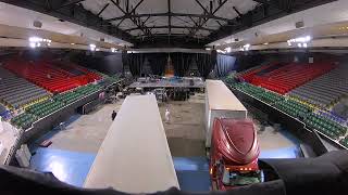 Concert set up show and breakdown timelapse for Mon Laferte concert 2024 [upl. by Ahcsropal]