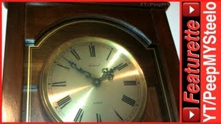 Wall Antique Grandfather Clock w Moving Pendulum Found For Sale amp No Repair Parts Needed [upl. by Lull]