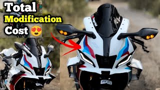 Total Modification cost of my R15 v4 M⚡️ Bike Modification  Only 1 in INDIA 🇮🇳 [upl. by Darwen]