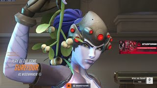 OVERWATCH CLASSIC POTG SUREFOUR WIDOWMAKER GAMEPLAY OVERWATH 2 SEASON 13 [upl. by Trevah]