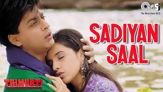 Sadiyan Saal  Trimurti  Alka Yagnik Udit Narayan  Anil Kapoor Sharukh Khan  90s Song [upl. by Aitram421]