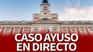 CASO AYUSO EN DIRECTO  RUEDA DE PRENSA desde la sede de la CAM I Diario AS [upl. by Ramilahs]