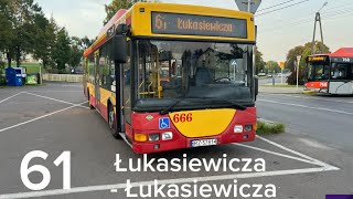 MPK Rzeszów okrężna linia 61 Łukasiewicza  Łukasiewicza [upl. by Aleedis595]