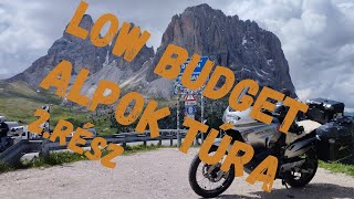 Low Budget Alpok túra 2rész  Olasz Dolomitok [upl. by Aydne]