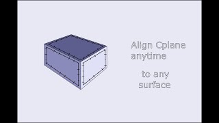Change cplane anytime in Rhino [upl. by Hacker]