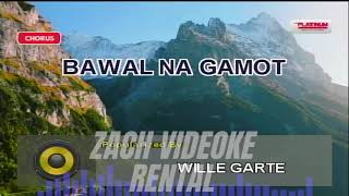 Bawal Na Gamot  Willy Garte Karaoke [upl. by Derwood107]