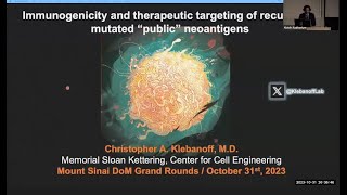 Immunogenicity and Therapeutic Targeting of Recurrently Mutated quotPublicquot Neoantigens [upl. by Viridis]