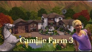 The Sims 3 House building  Camille Farm 3 [upl. by Nuawad272]