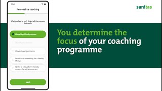 How the Sanitas Coach app works  Sanitas health insurance [upl. by Sihunn28]