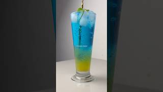 Blue Mojito  summer drinks shortvideo [upl. by Sairahcaz]