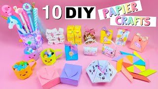 10 DIY GEWELDIGE PAPIEREN AMBACHTEN IDEEEN  Schoolbenodigdheden Fidget Toys en meer [upl. by Aran448]