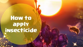 How to apply Imidacloprid insecticide [upl. by Rtoip]