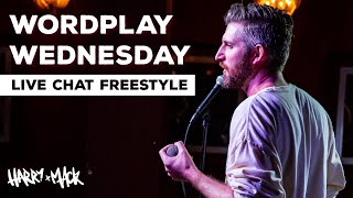 Harry Mack Live Chat Freestyle  Wordplay Wednesday 86 [upl. by Eenalem]