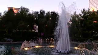 Caesars palace outside view during the evening 2016 [upl. by Imar]