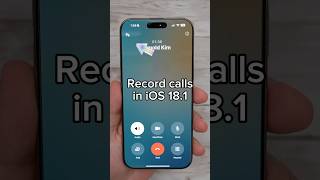 Record amp Transcribe Phone Calls with Apple Intelligence [upl. by Otrebmal]