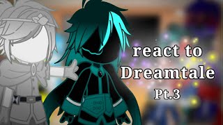 Sans AU react to Dreamtale Part 3 Undertale AU Sans AU [upl. by Modern135]