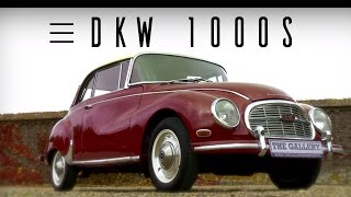 AUTO UNION 1000 s 1000s DKW 1959  Modest test drive  Two stroke engine sound  SCC TV [upl. by Ahto902]