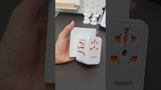 Universal Travel Adapter shorts gadgets youtubeshorts shortsfeed [upl. by Llenhoj]