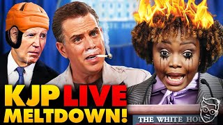 Cringe Jean Pierre Throws Psychotic Meltdown As White House Press ATTACK Her Over Hunter Pardon LIES [upl. by Ennovyhs]