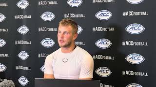 Tyler Shough Virginia PostGame 10122024 [upl. by Kinny]